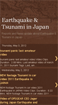 Mobile Screenshot of japan-earthquake-tsunami.blogspot.com