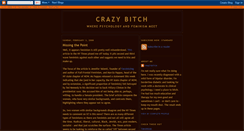 Desktop Screenshot of 1-crazy-bitch.blogspot.com