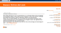 Desktop Screenshot of doeacconline.blogspot.com