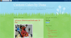 Desktop Screenshot of cakegirlscustomcakes.blogspot.com