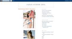 Desktop Screenshot of japanjunioridol.blogspot.com