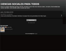 Tablet Screenshot of cienciasocialesparatodos.blogspot.com