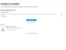 Tablet Screenshot of mueblesfajardo.blogspot.com