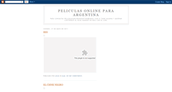 Desktop Screenshot of peliculaonlineargentina.blogspot.com