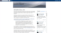 Desktop Screenshot of lovable-liberal.blogspot.com