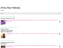 Tablet Screenshot of africamustwakeup.blogspot.com