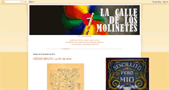 Desktop Screenshot of lacalledelosmolinetes.blogspot.com