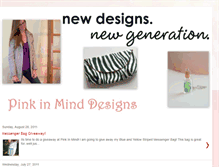 Tablet Screenshot of pinkinmind.blogspot.com