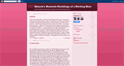 Desktop Screenshot of melanie-ramblingsofaworkingmom.blogspot.com