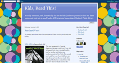 Desktop Screenshot of kidsreadthis.blogspot.com