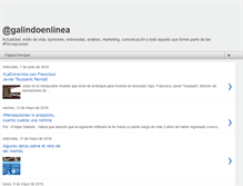 Tablet Screenshot of galindoenlinea.blogspot.com