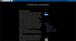 Desktop Screenshot of juventudeautonoma.blogspot.com