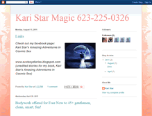 Tablet Screenshot of karistarmagic.blogspot.com