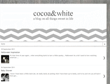 Tablet Screenshot of cocoaandwhite.blogspot.com