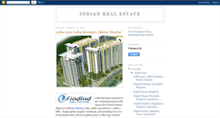 Desktop Screenshot of indianrealestatefindind-rdhar5.blogspot.com