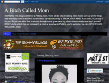 Tablet Screenshot of abitchcalledmom.blogspot.com