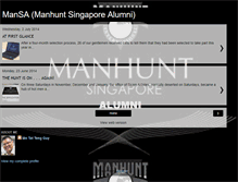 Tablet Screenshot of manhuntsingaporealumni.blogspot.com