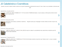 Tablet Screenshot of jocabeleireiraprofissional.blogspot.com