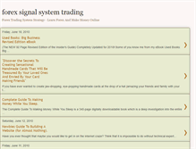 Tablet Screenshot of forexsignalsystemtrading.blogspot.com
