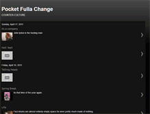 Tablet Screenshot of pocketfullachange.blogspot.com