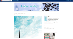 Desktop Screenshot of coco-sunday.blogspot.com