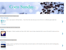 Tablet Screenshot of coco-sunday.blogspot.com