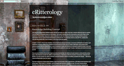 Desktop Screenshot of critterology.blogspot.com