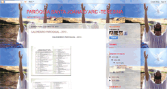 Desktop Screenshot of paroquiasantajoanadarcteresina.blogspot.com