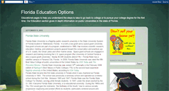 Desktop Screenshot of floridaeducationoptions.blogspot.com