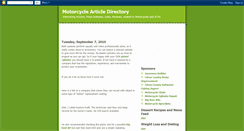 Desktop Screenshot of motorcycle-article-directory.blogspot.com