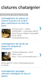 Mobile Screenshot of clotures-chataignier.blogspot.com