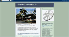 Desktop Screenshot of gestiondecalidadymecicab.blogspot.com