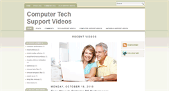 Desktop Screenshot of computer-tech-videos.blogspot.com