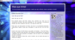 Desktop Screenshot of maisquetrinta.blogspot.com