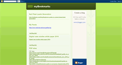 Desktop Screenshot of mybookmarkss.blogspot.com