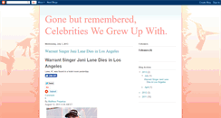 Desktop Screenshot of celebritieswegrewupwith.blogspot.com