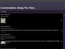 Tablet Screenshot of conversationsalongthetiber.blogspot.com