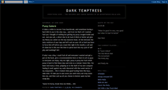 Desktop Screenshot of darktemptress.blogspot.com