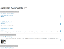 Tablet Screenshot of malaysianmotorsportstv.blogspot.com