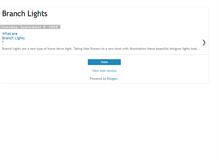 Tablet Screenshot of branchlights.blogspot.com