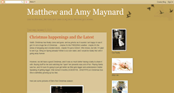 Desktop Screenshot of matthewandamymaynard.blogspot.com