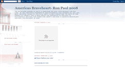 Desktop Screenshot of americasbraveheart.blogspot.com