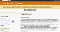 Desktop Screenshot of diariodeguaiuba.blogspot.com