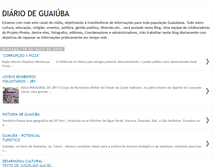 Tablet Screenshot of diariodeguaiuba.blogspot.com