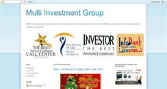 Desktop Screenshot of multiinvestmentgroup.blogspot.com