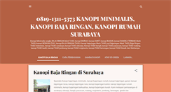 Desktop Screenshot of kanopibajaringansurabaya.blogspot.com