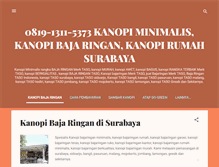 Tablet Screenshot of kanopibajaringansurabaya.blogspot.com