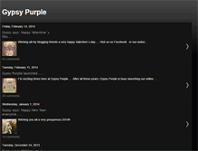 Tablet Screenshot of gypsypurple.blogspot.com