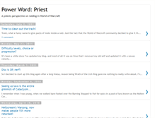 Tablet Screenshot of powerwordpriest.blogspot.com
