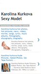 Mobile Screenshot of hot-models-karolina-kurkova.blogspot.com
